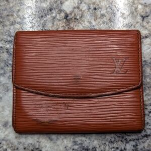 Louis Vuitton Brown Leather Wallet